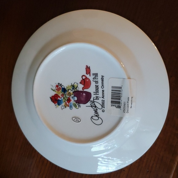 "Networking" Decor 7 1/2" Plate- 2002 Anne Ormsby- Ormsby by House of Prill - Picture 2 of 4